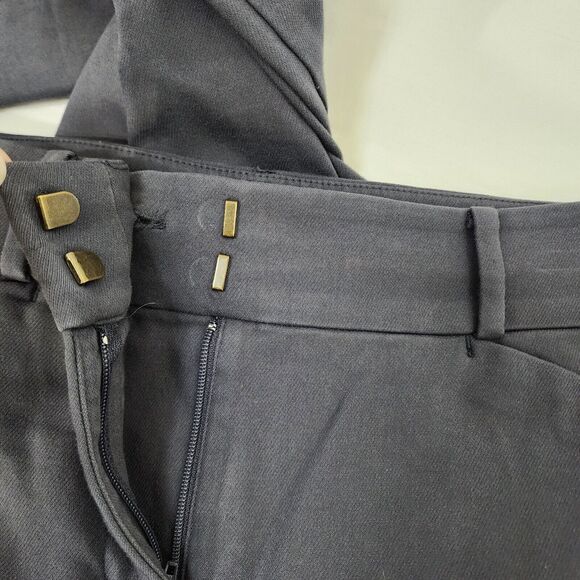 Ann Taylor Loft Womens Pants Size 6 Blue Marisa Skinny Fit Ankle Slacks Trousers - Picture 6 of 8